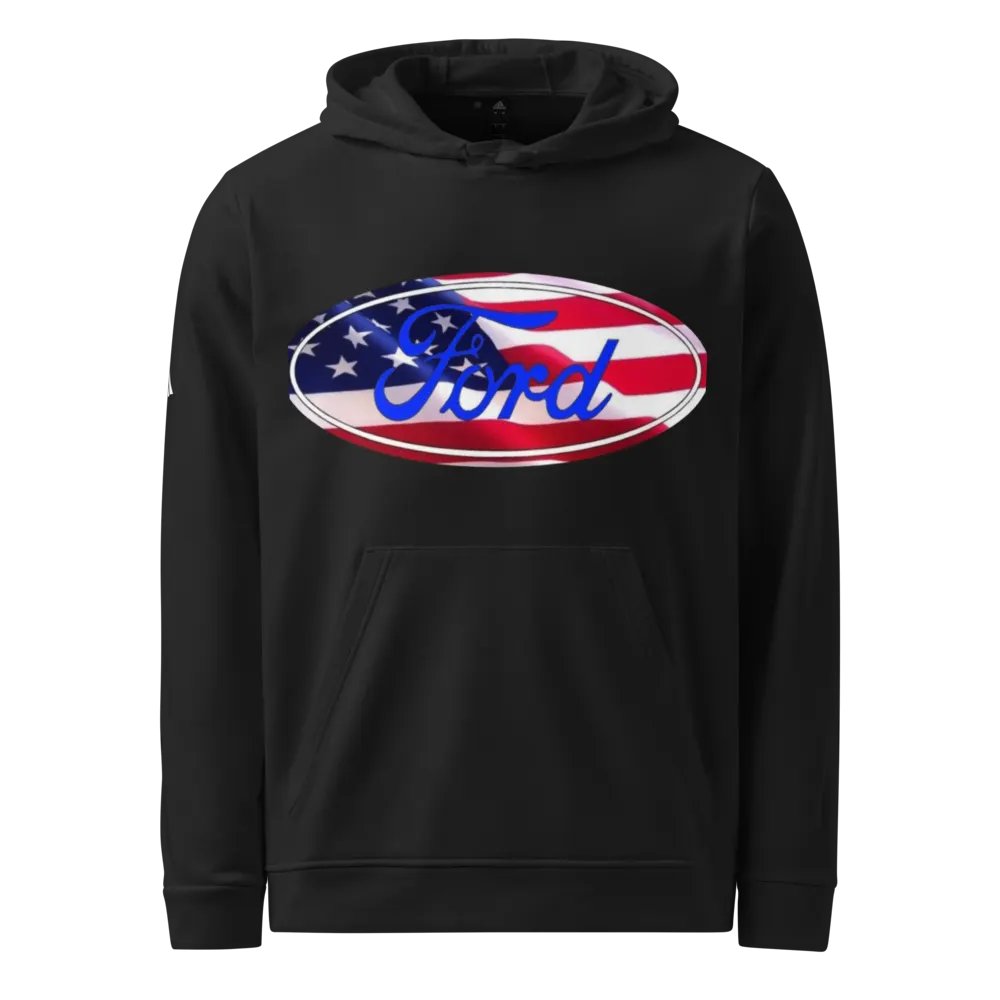 Patriotic Ford Adidas Fleece Hoodie product image (1)