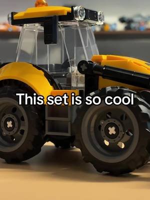 This Lego Cith Backhoe Loader is so cool! #lego #legocity 