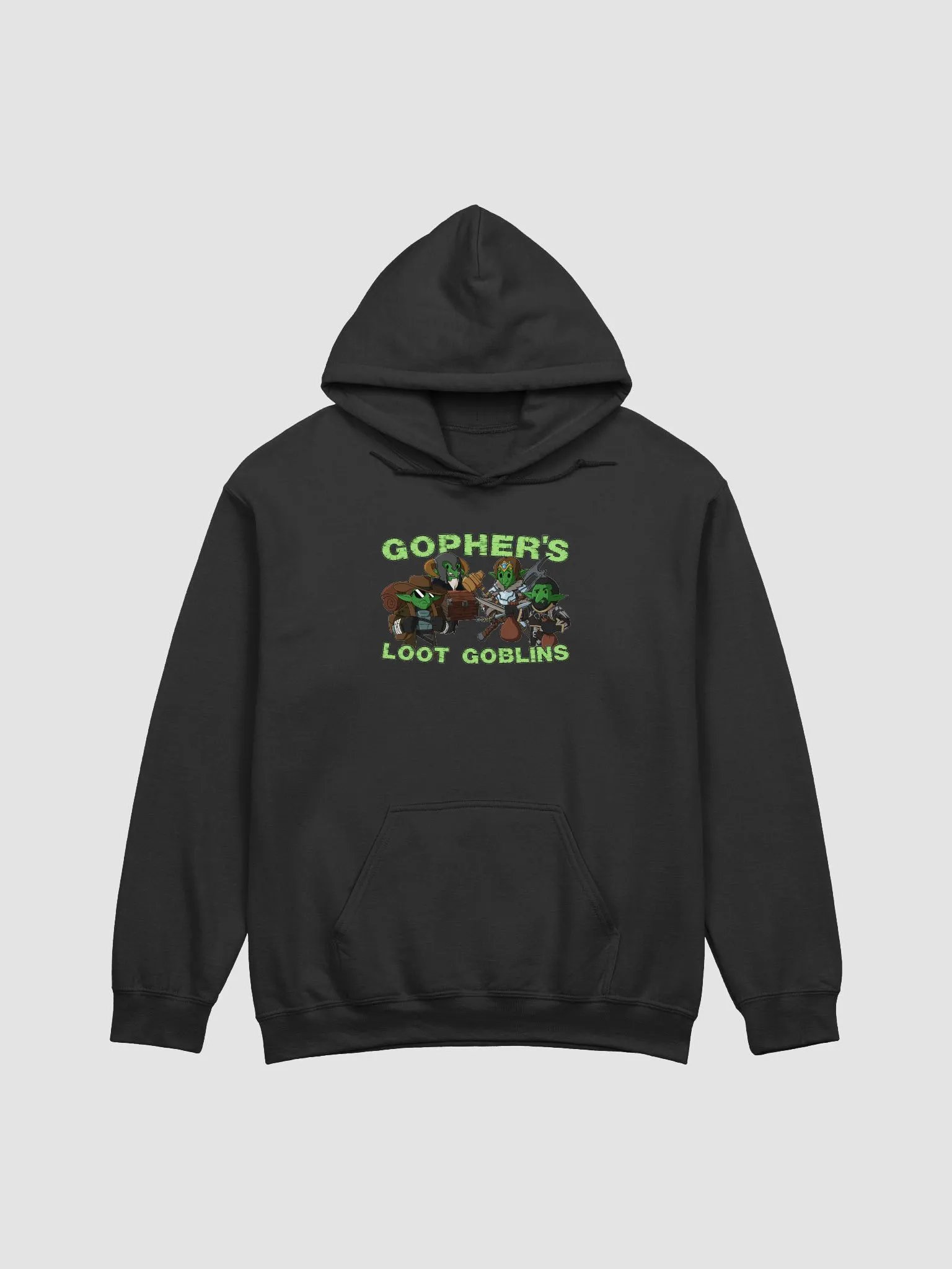 Gopher's Green Loot Goblins Hoodie product image (1)