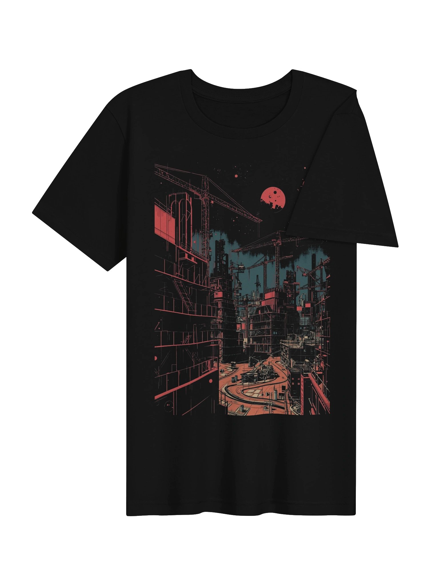 Red Moon Constructionscape Lightweight T-Shirt product image (7)