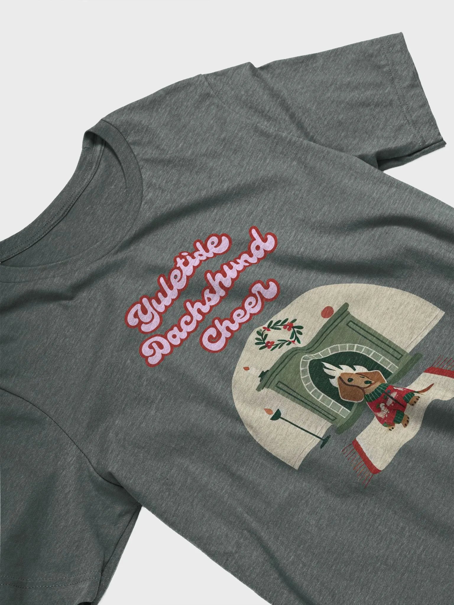 Yuletide Dachshund Cheer T-Shirt product image (3)
