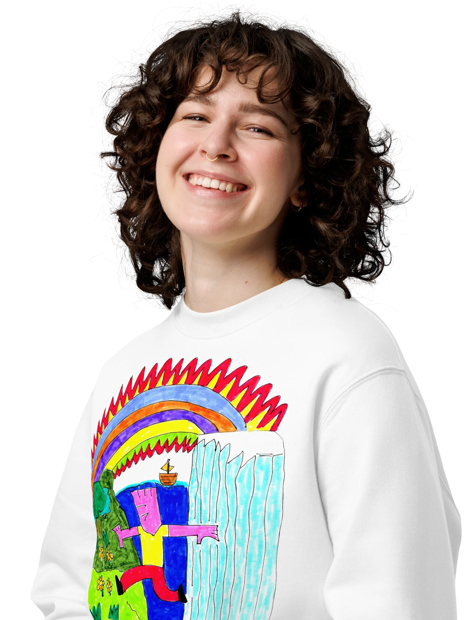Abstract Lands Beyond Unisex Eco Sweatshirt product image (31)