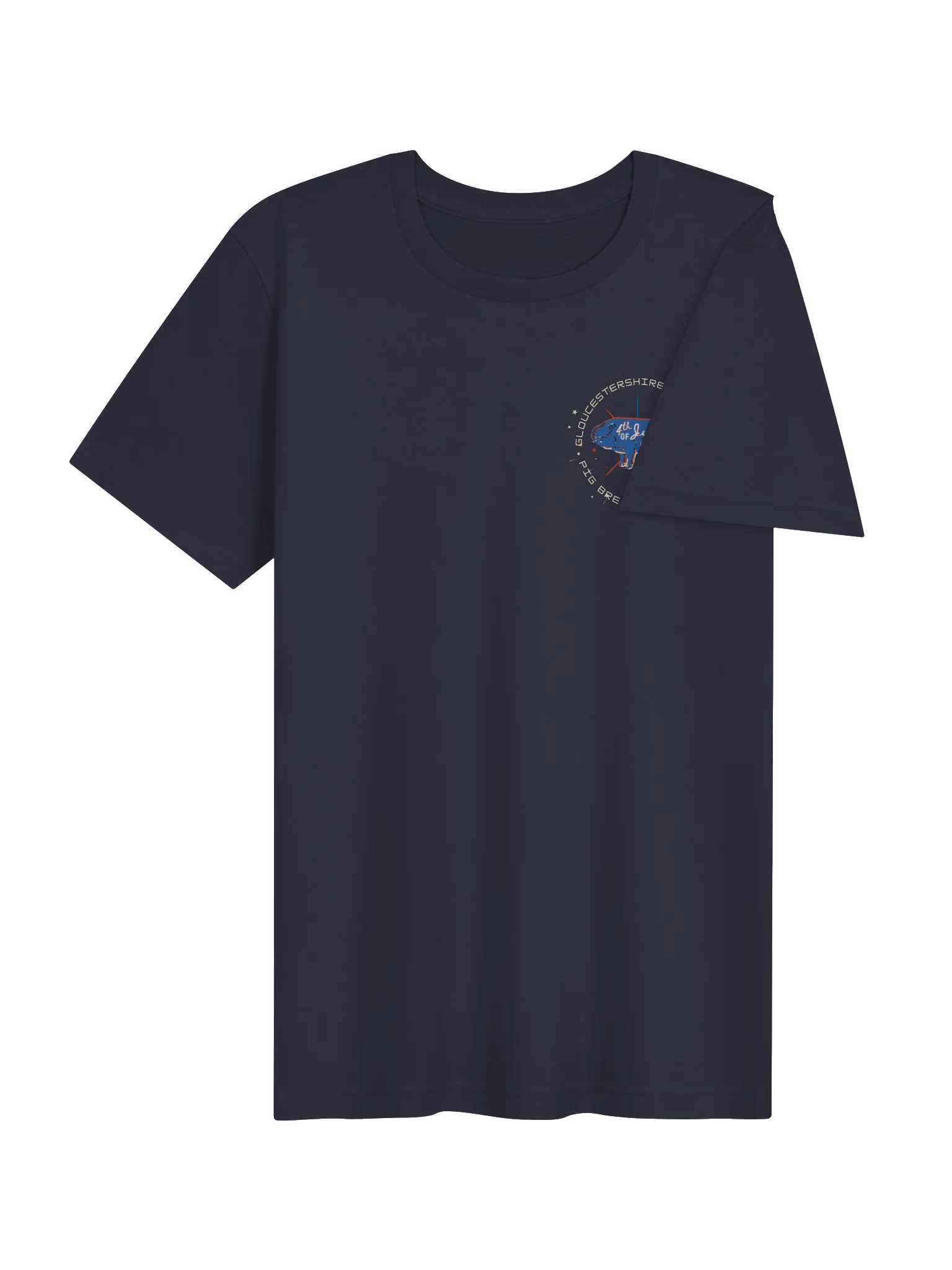 Gloucestershire Old Spots Pig Breeders United Logo Tee product image (4)