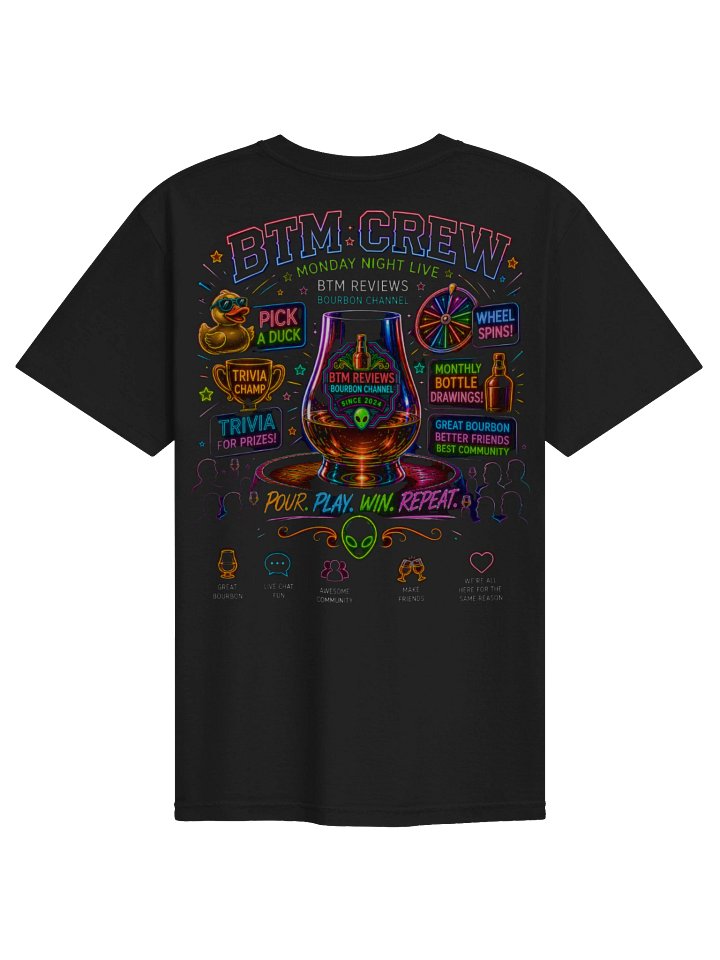 BTM Crew™ Signature Tee – Pour. Play. Win. Repeat. product image (2)