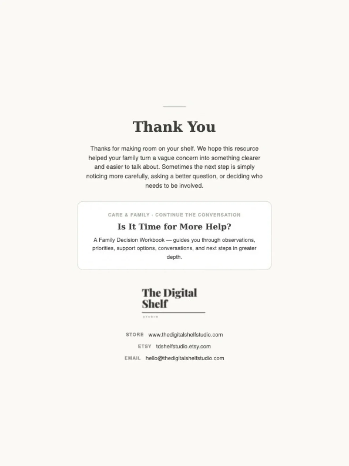 What Are We Noticing? — Family Observation Checklist product image (4)
