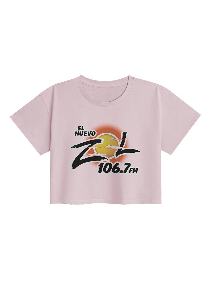 Colour Women’s Premium Crop Top El Zol 106.7 product image (8)