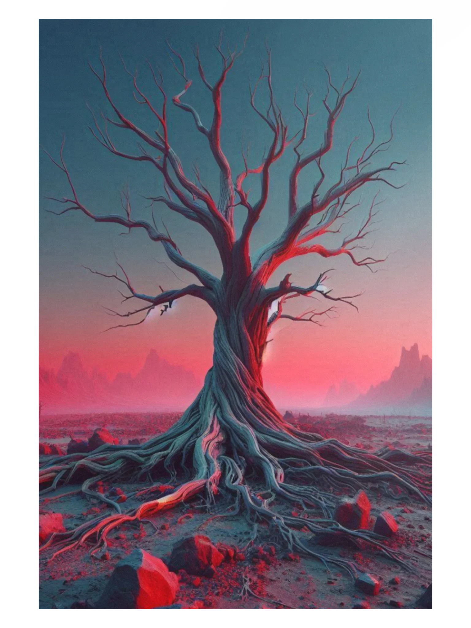Alien Tree Enhanced Matte Paper Poster product image (1)