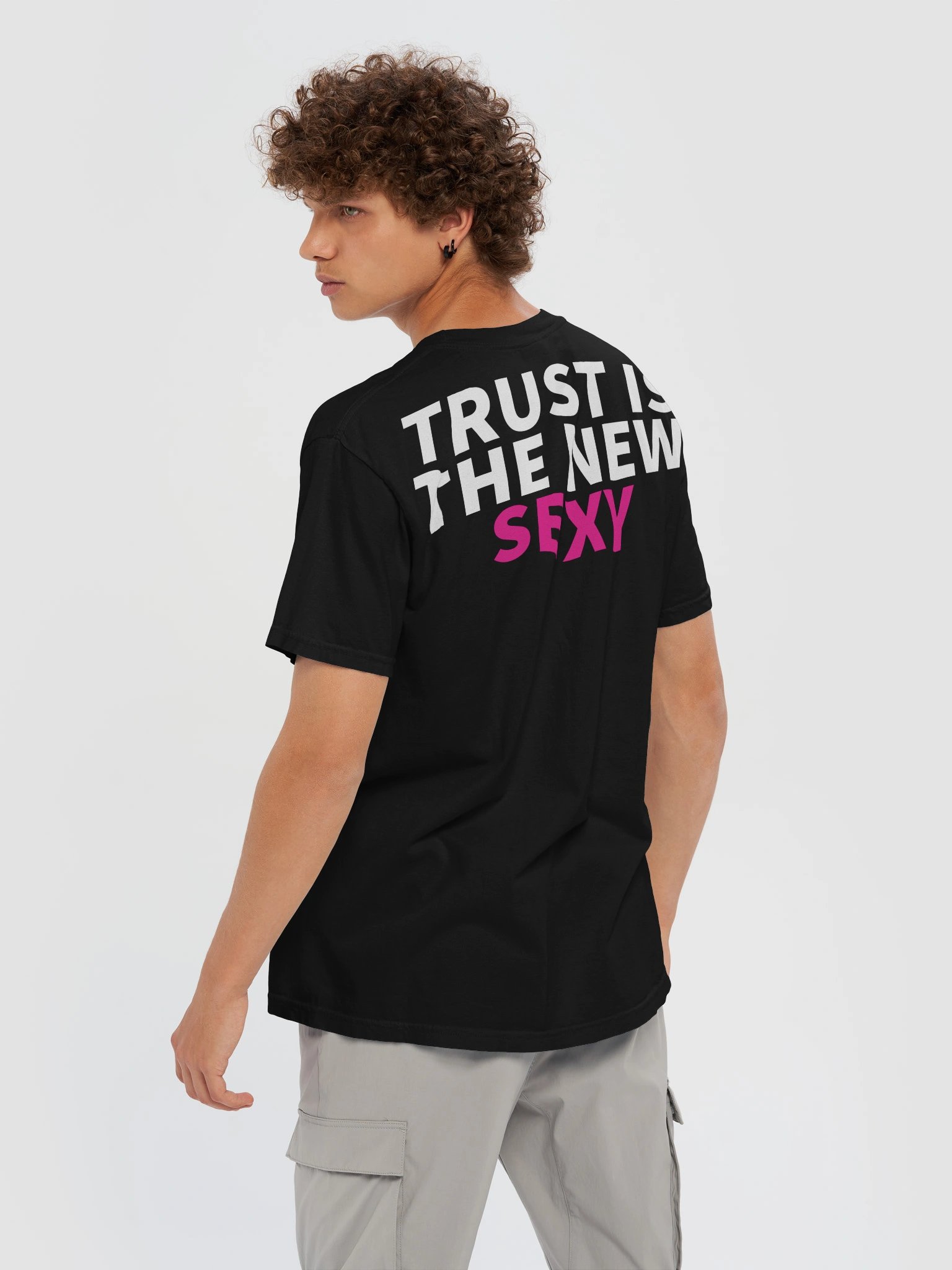 DateDish® Tee - "Trust Is the New Sexy" Back Print product image (6)