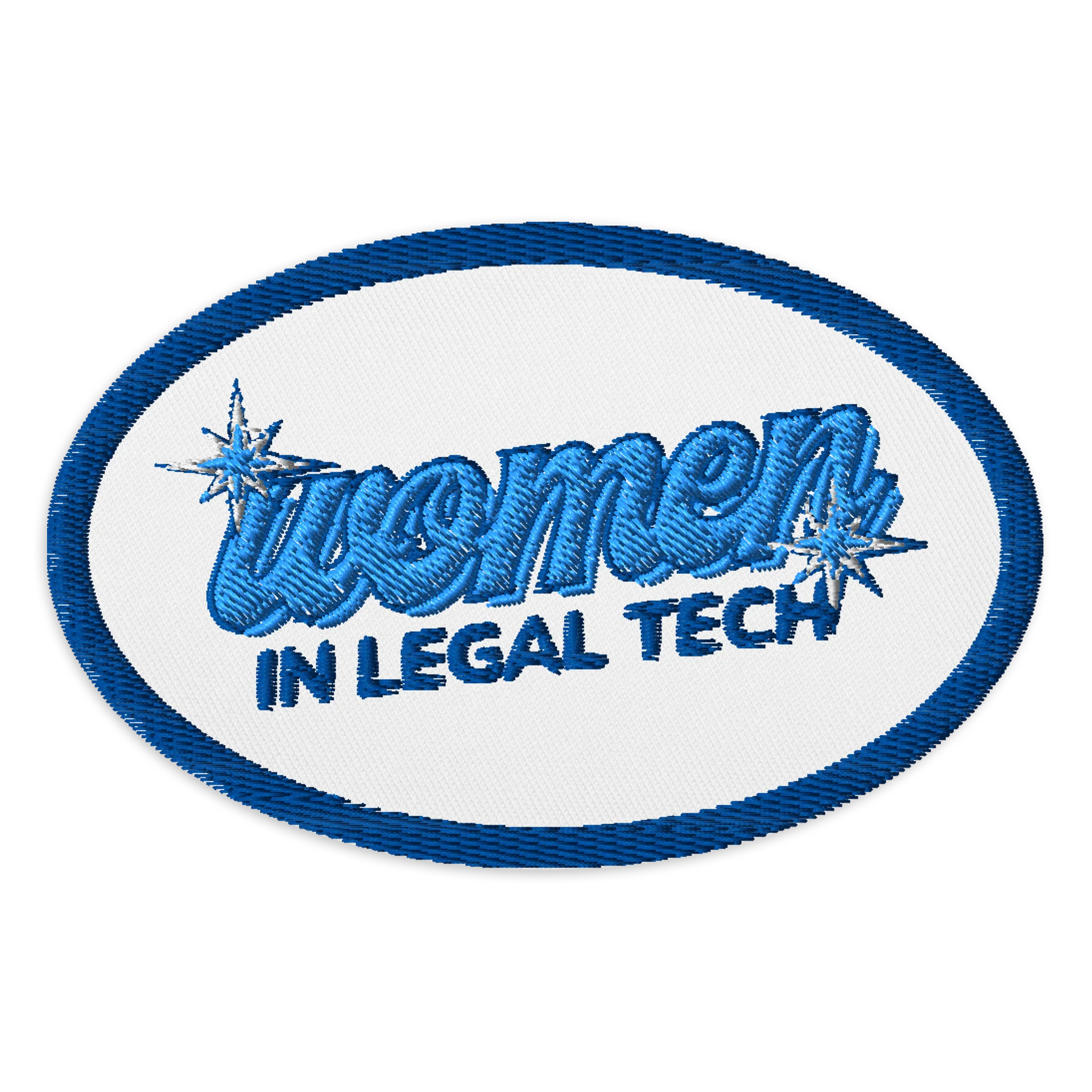 Women in Legal Tech Patch (Blue Logo) product image (1)