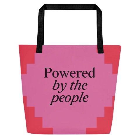 Powered by the People Tote (Red/Pink) product image (2)