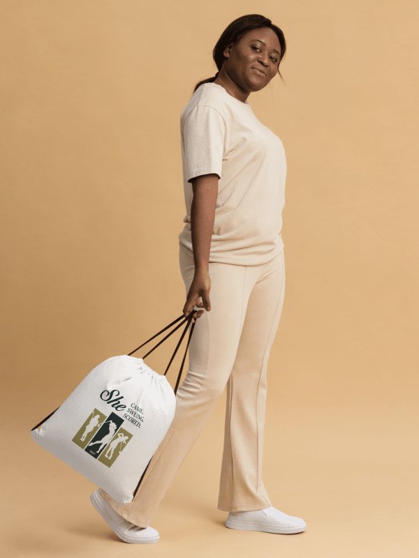 Golf Printed Drawstring Bag product image (3)