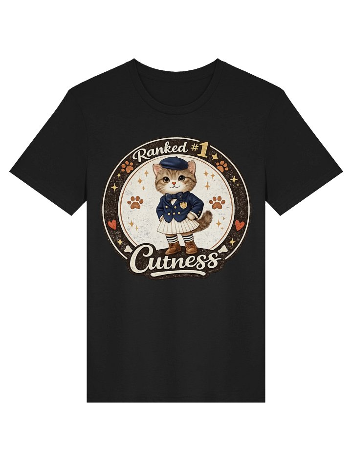 Adorable Kitten Vintage Cat Lover T-Shirt product image (3)