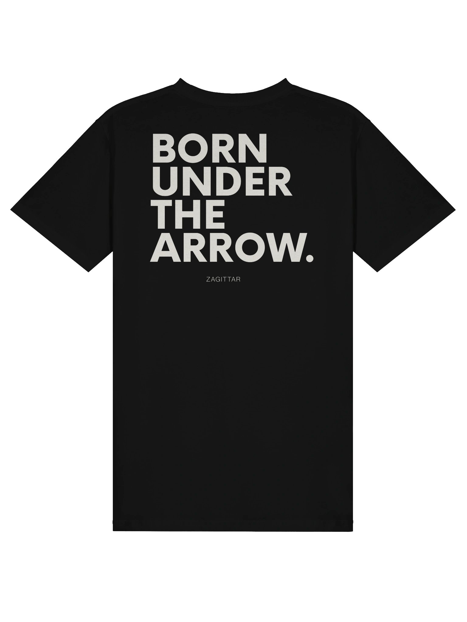 BORN UNDER THE ARROW. TEE | Black + Army product image (2)