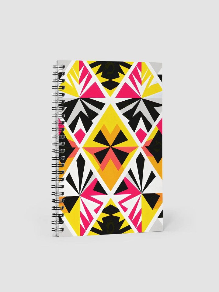 Kaleidoscopic Geometric Dreams Spiral Notebook product image (1)