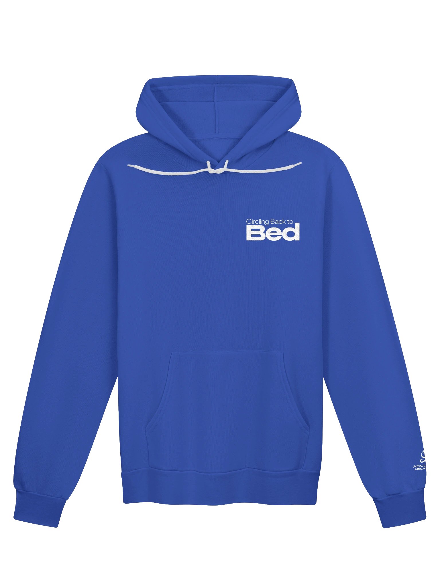 "Circling Back to Bed" — Bella+Canvas Supersoft Hoodie product image (2)