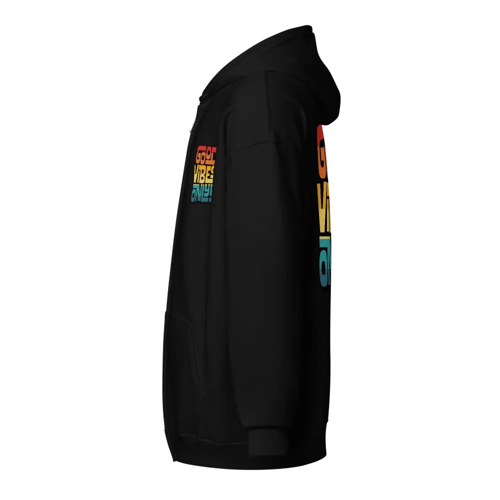 Good Vibes Only Vintage Sunset Zip Hoodie product image (3)