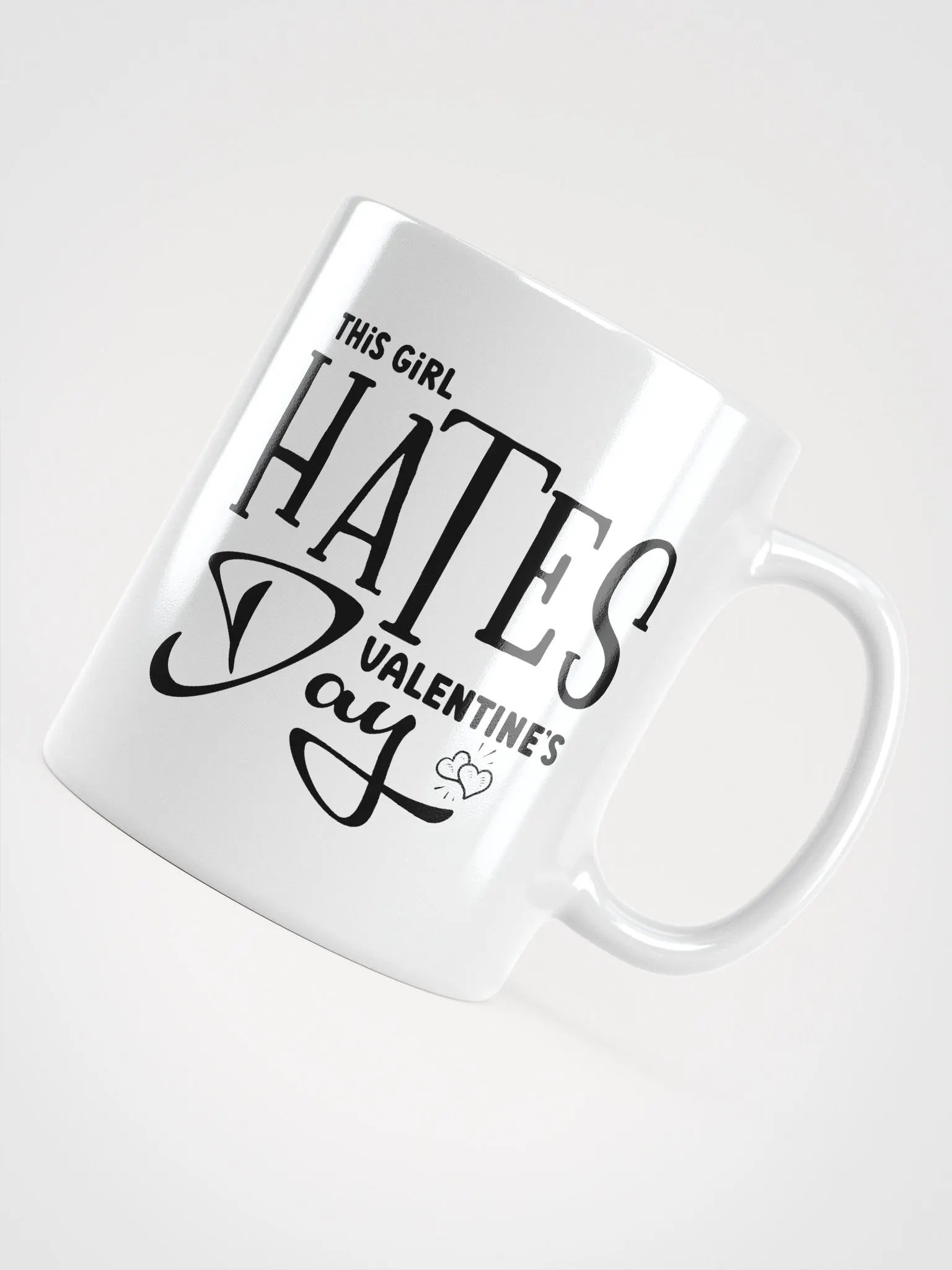 This Girl Hates Valentine's Day Mug product image (4)