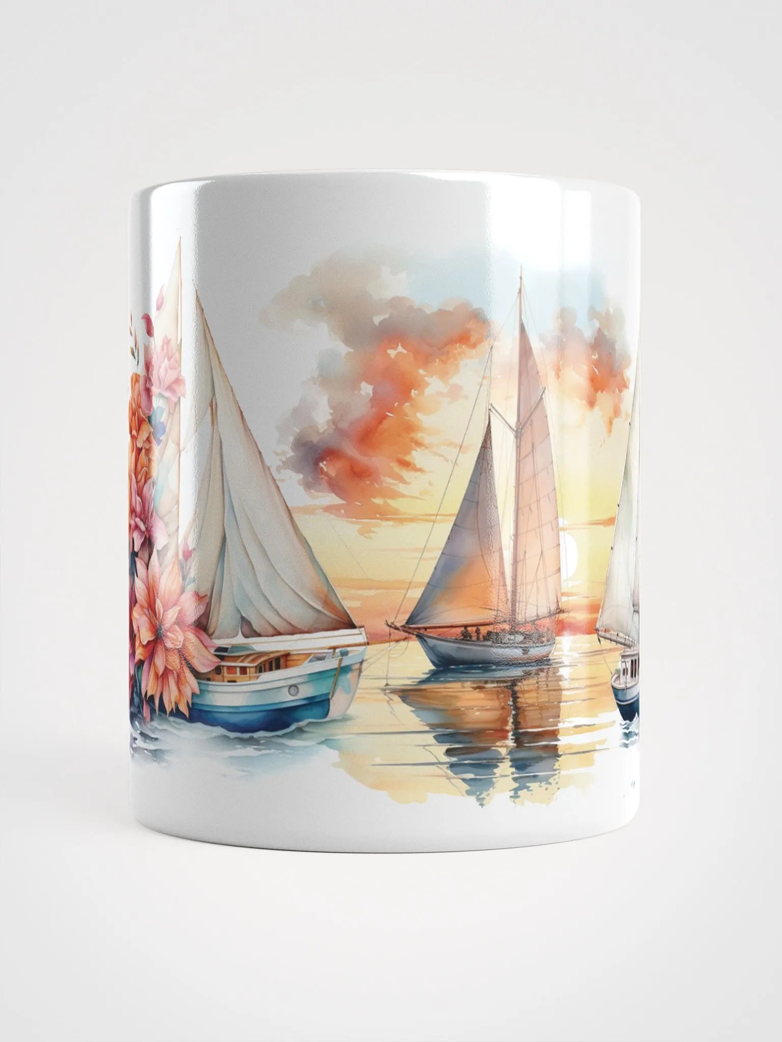 Sunset Sailboat Serenity Mug product image (3)