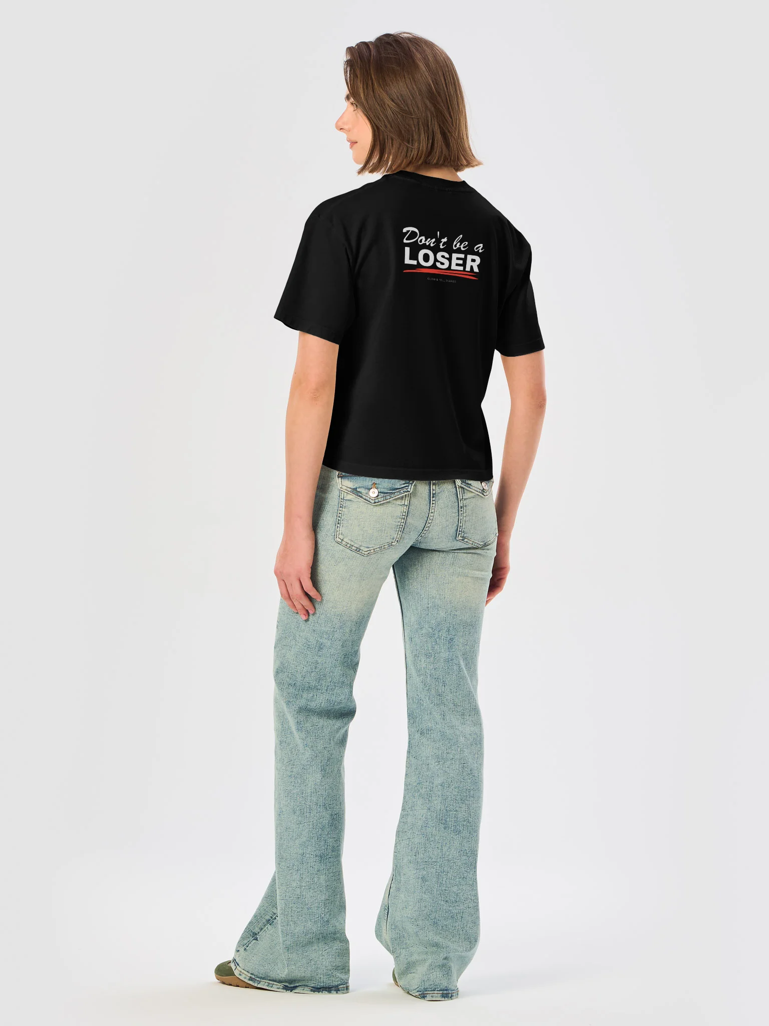 Don't be a LOSER Womens boxy tee product image (8)