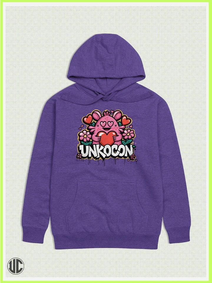 UnkoCon – Graffiti Heart Pullover Hoodie product image (1)