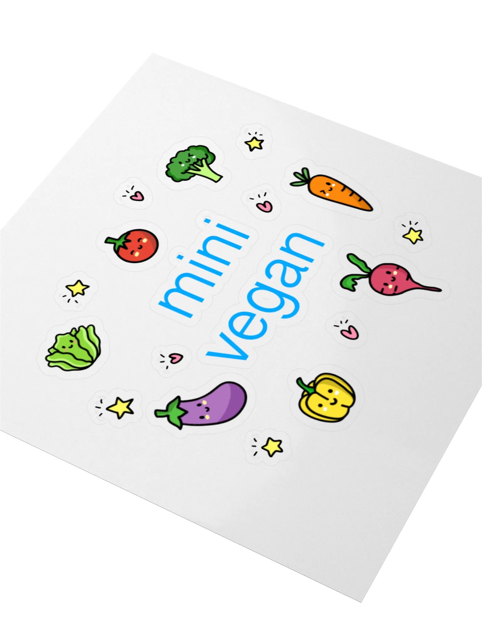 “Mini Vegan’ Fun Sticker product image (3)