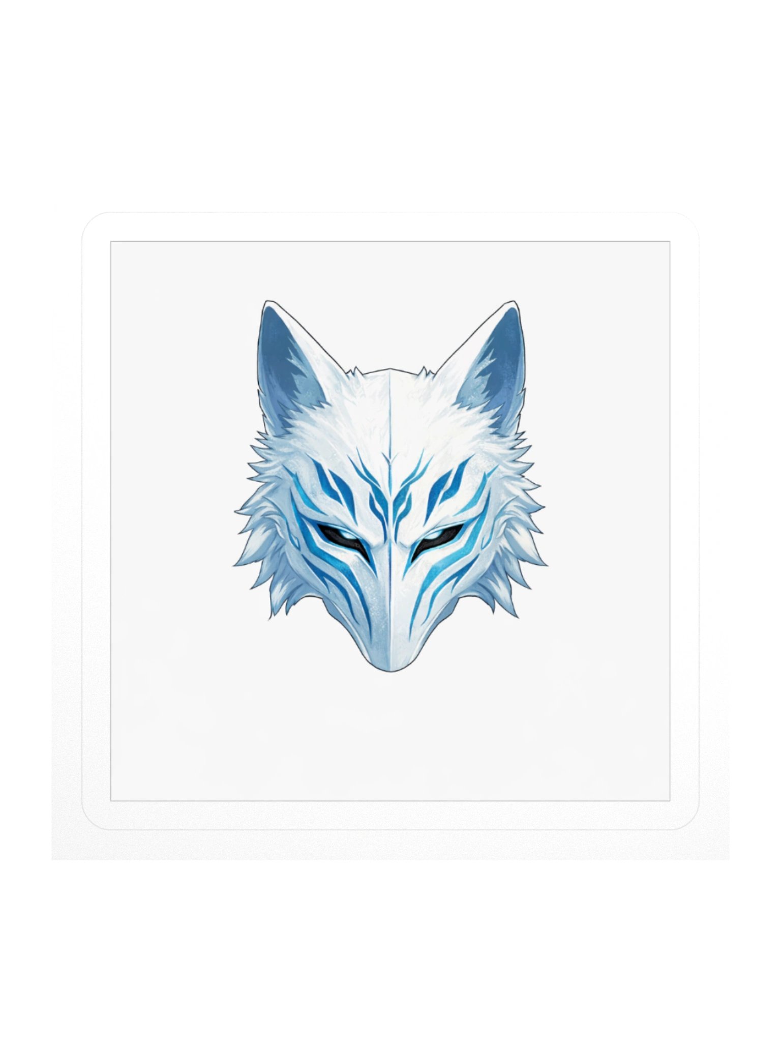 Snow Fox Mask Stickers product image (3)