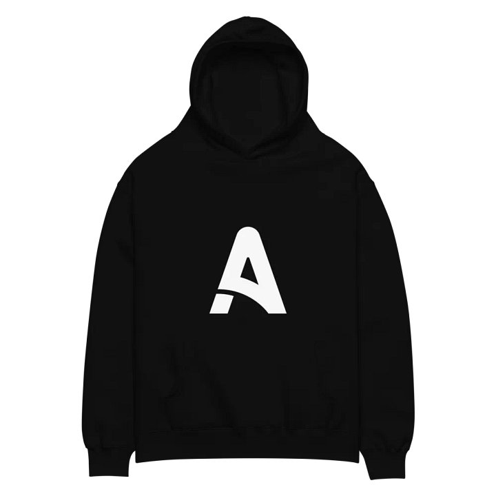 Black Minimalist Hoodie – Sleek & Stylish product image (2)