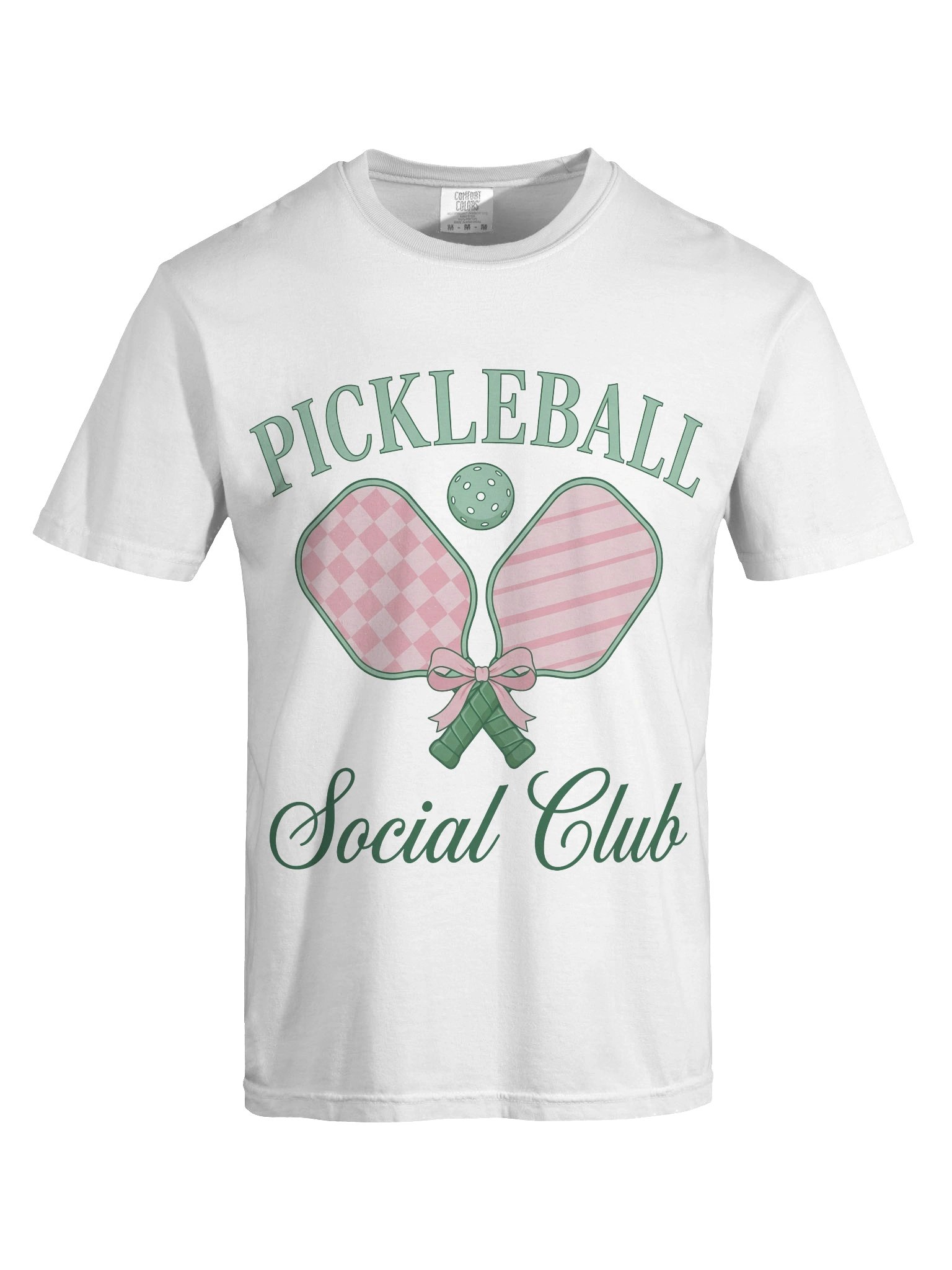 Pickleball Social Club Bow Paddle Tee product image (5)
