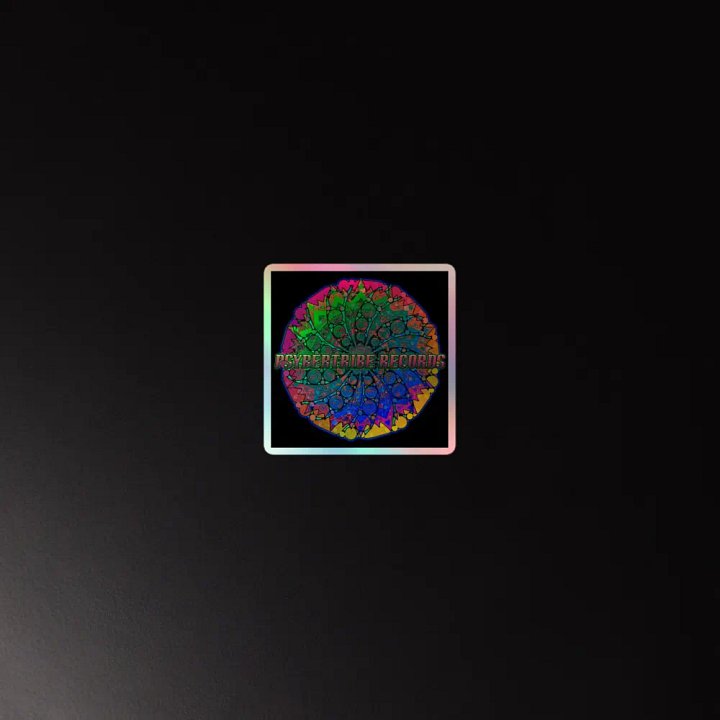 PsyberTribe Records Holo Sticker product image (4)