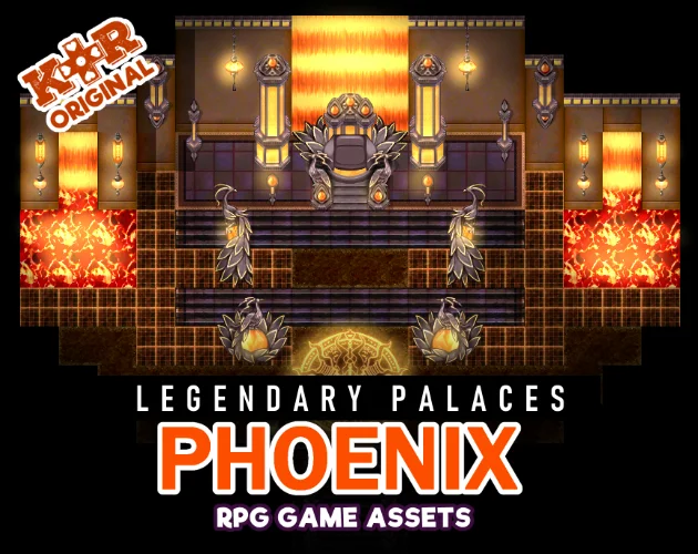 KR Legendary Palaces ~ Phoenix Tileset for RPGs product image (1)