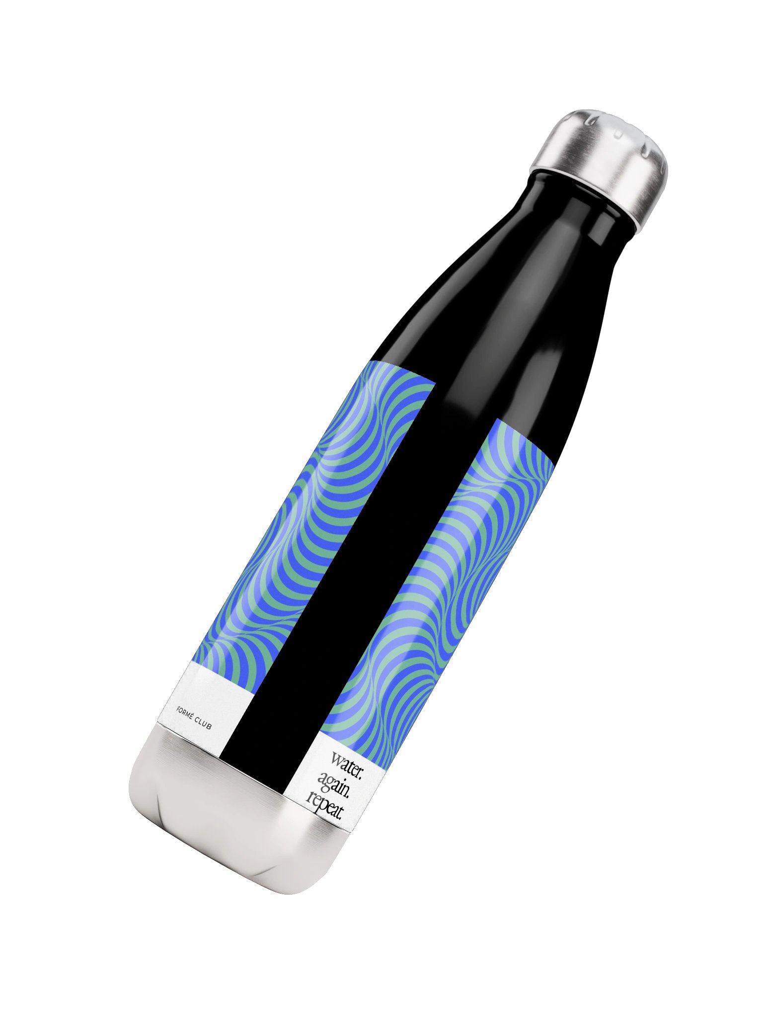 Water. Again. Repeat. - Minimal Water Bottle product image (4)