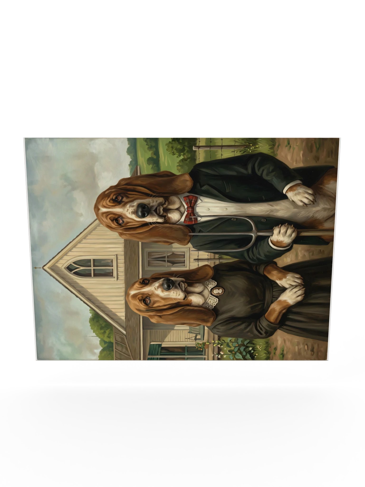 American Gothic Bassets Poster product image (24)