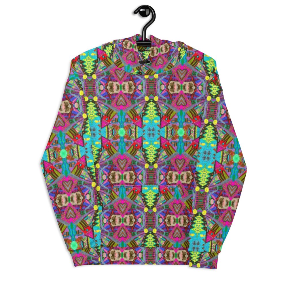 Abstract Doodle Art Tower Moment Unisex Pull Over Hoodie product image (9)