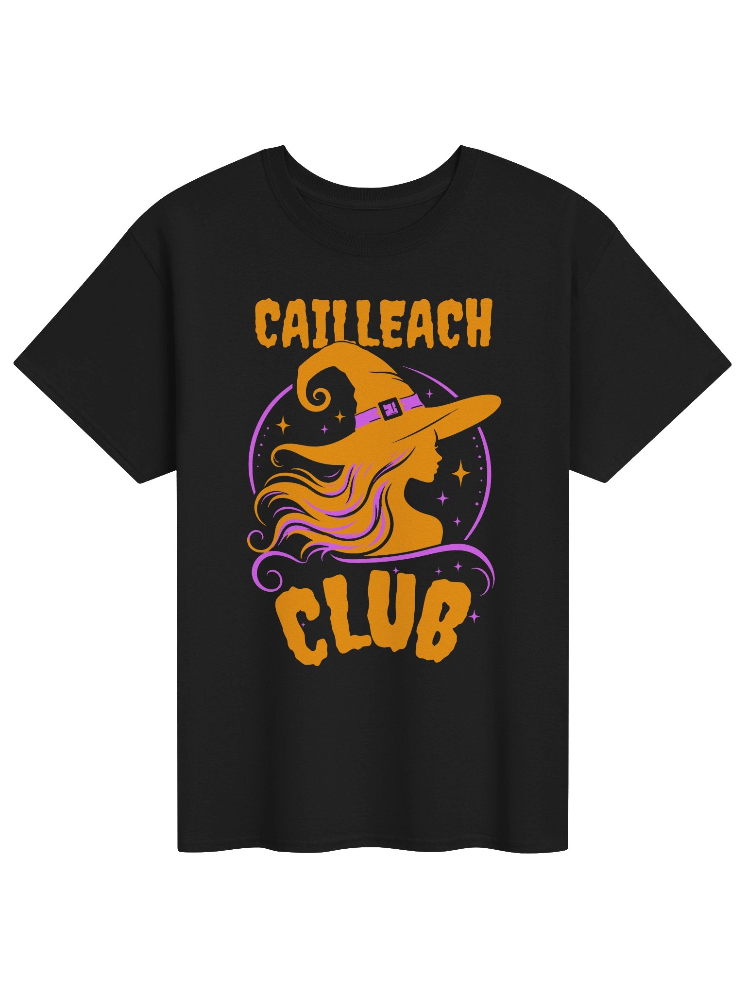[New 2026]: Cailleach Club 🎃 Halloween Heavyweight T-Shirt in Irish / Gaeilge / Gaelic product image (1)