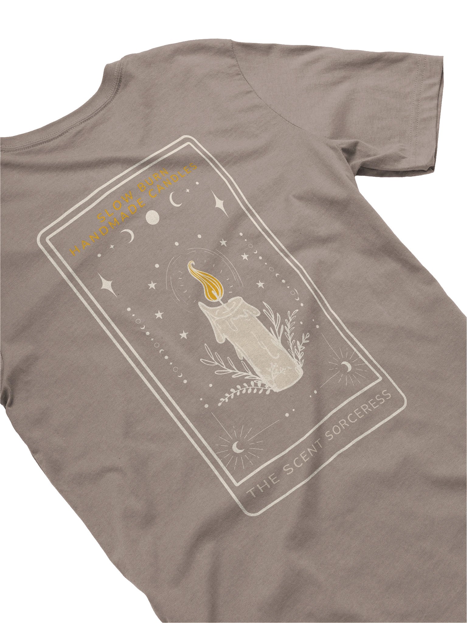 Slow Burn Candle Lover Tee with Tarot Back product image (52)