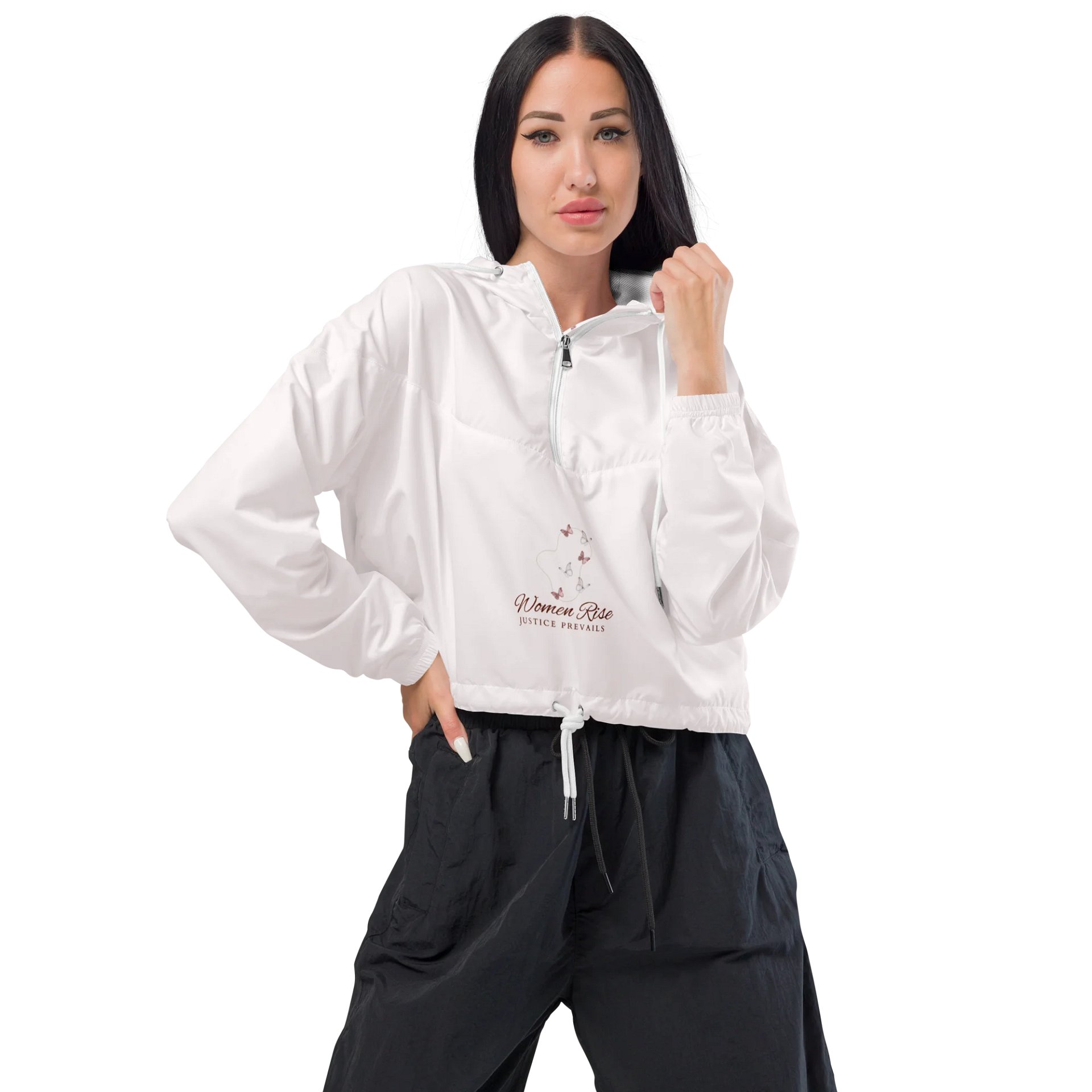 Women's Cropped Windbreaker WCFB0103 product image (1)