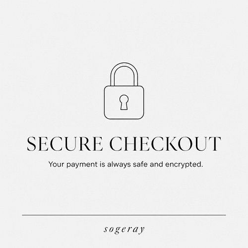 Your payment is safe. Always.

Every transaction on our store is protected by industry-standard SSL encryption. We never stor...
