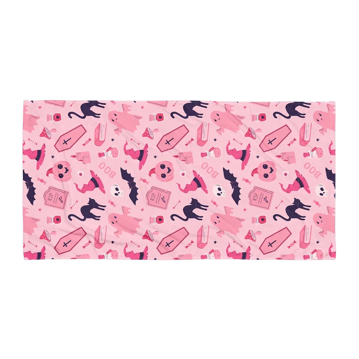 Pink Spooky Beach Towel product image (1)