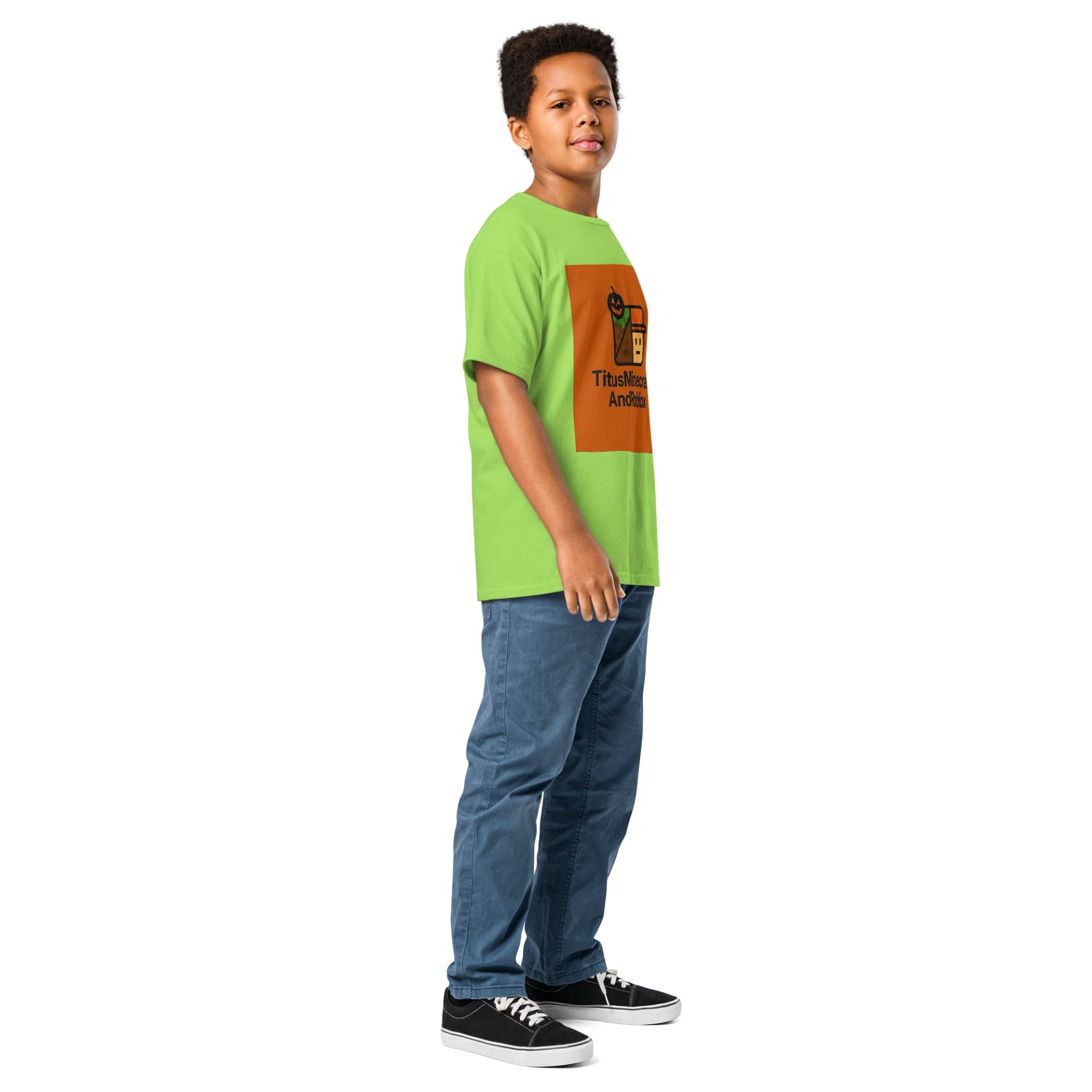 Pixelated Split Character Youth Tee product image (5)