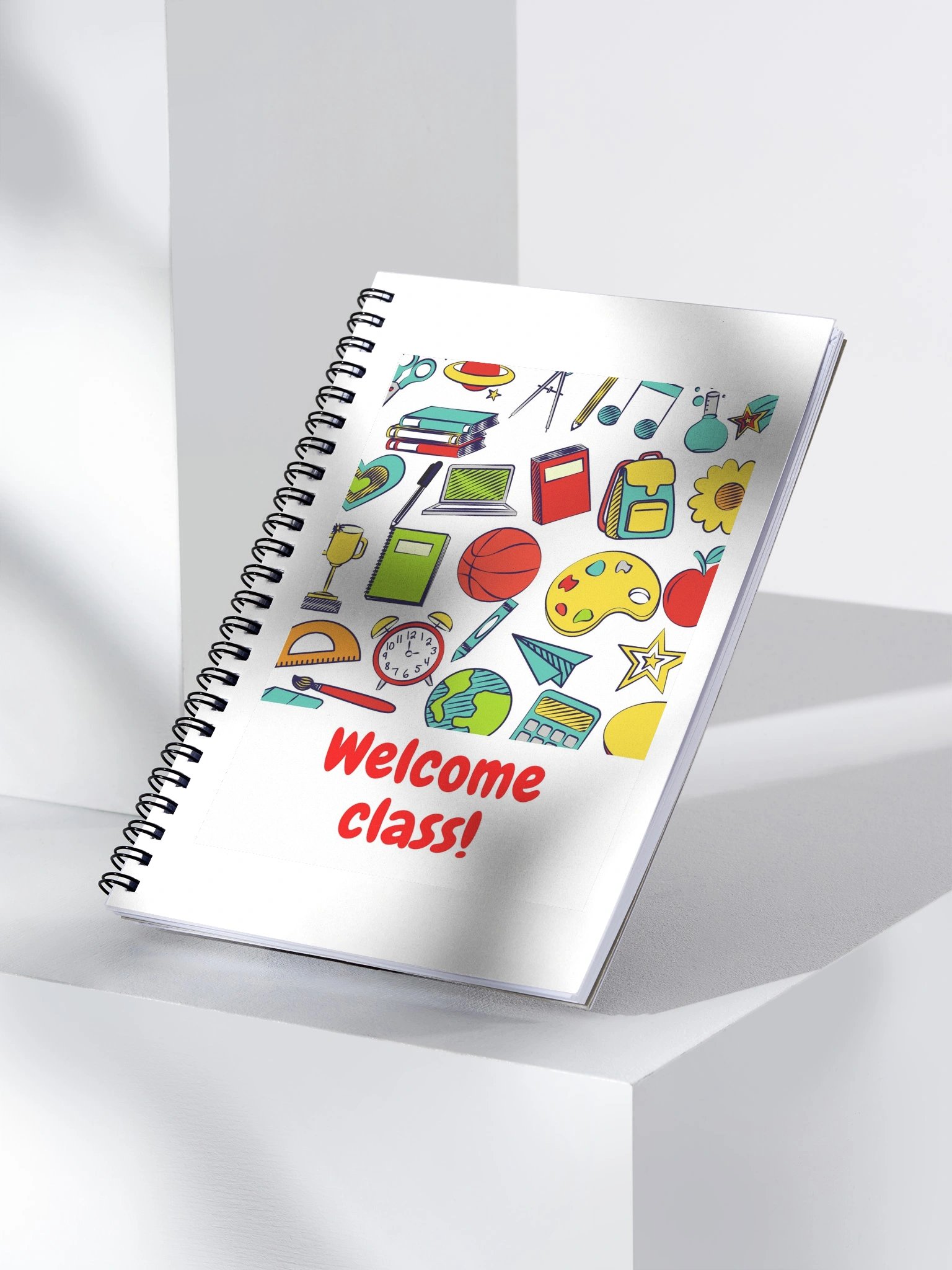 Welcome Class! Illustrated Spiral Notebook product image (3)
