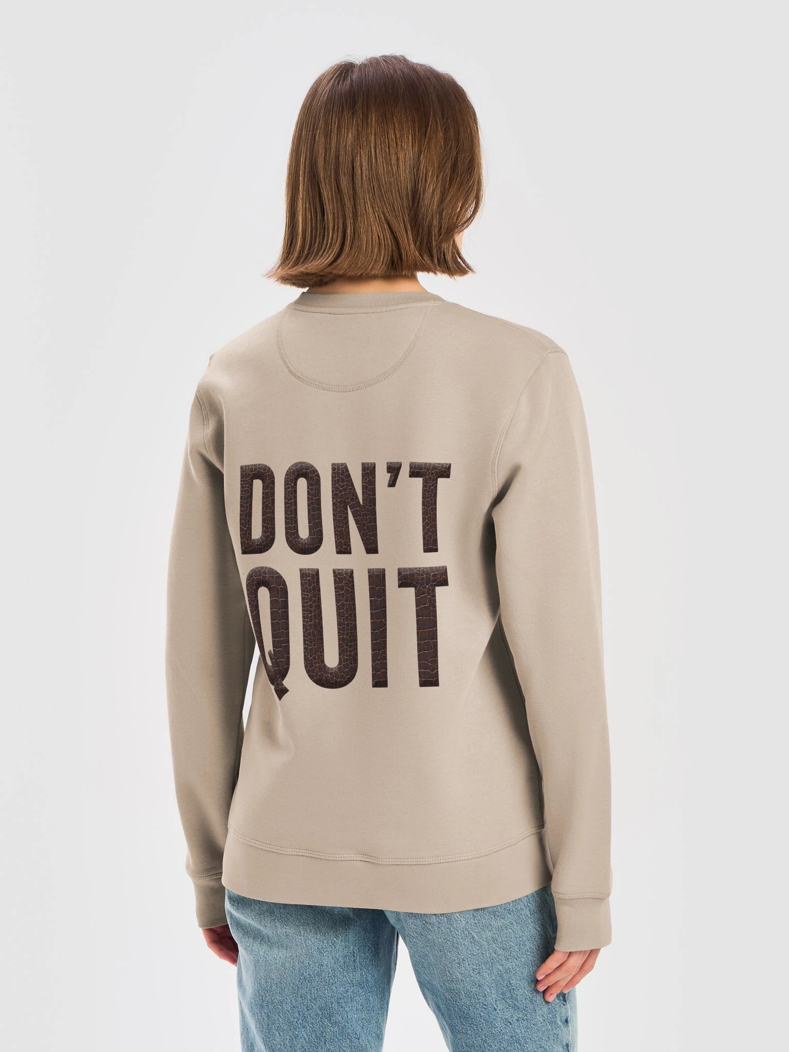Don't Quit - Cracked Motivation Organic Sweatshirt product image (6)