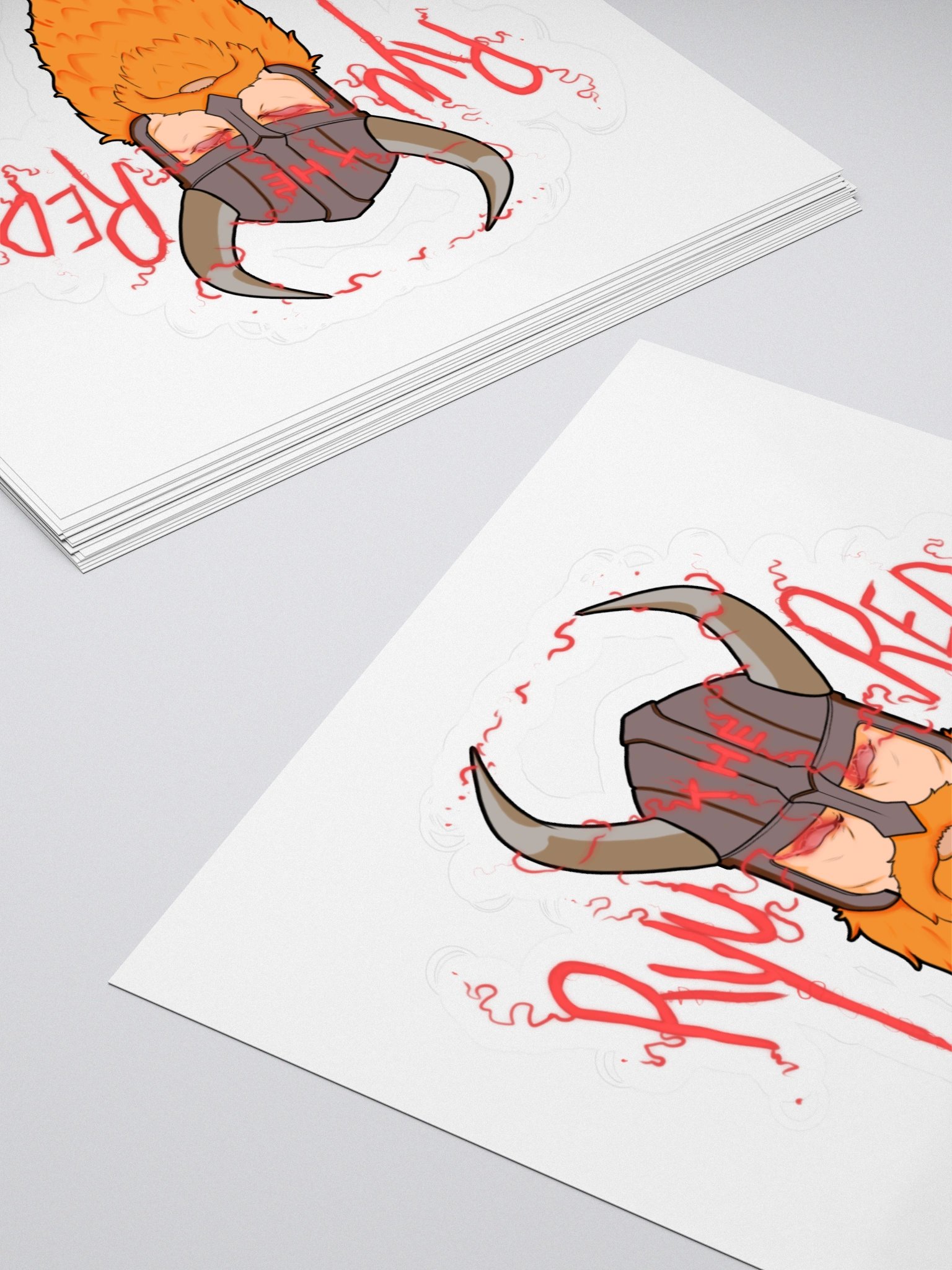 RyuTheRed Viking Sticker! product image (4)