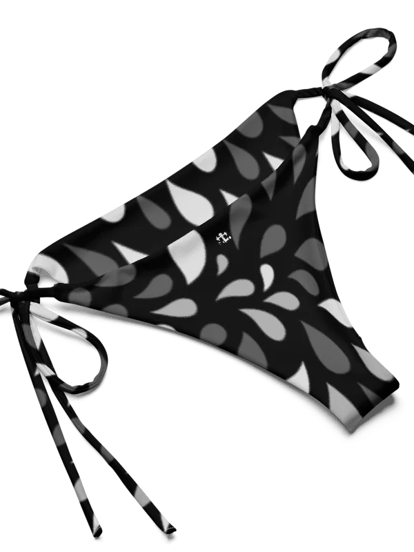 His House String Bikini Set - Black Wave product image (12)