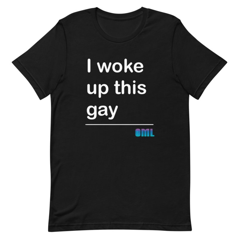 I Woke Up This Gay T-Shirt - Black product image (1)