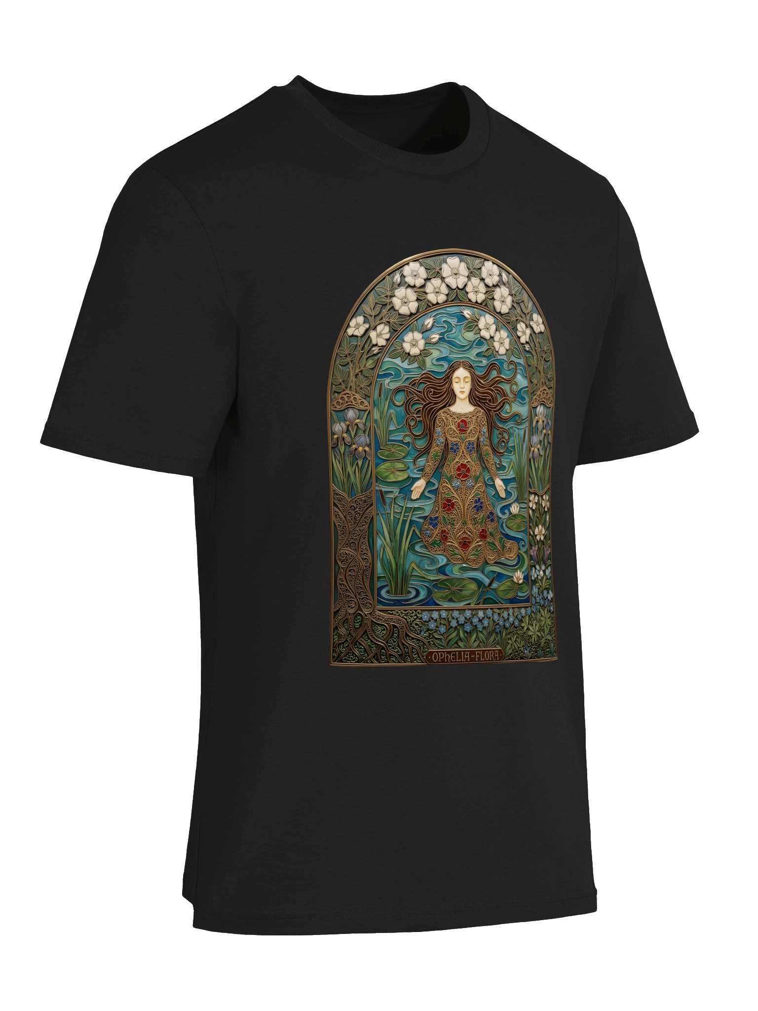 Ofelia Floral Vintage – Diseño para Camiseta product image (6)