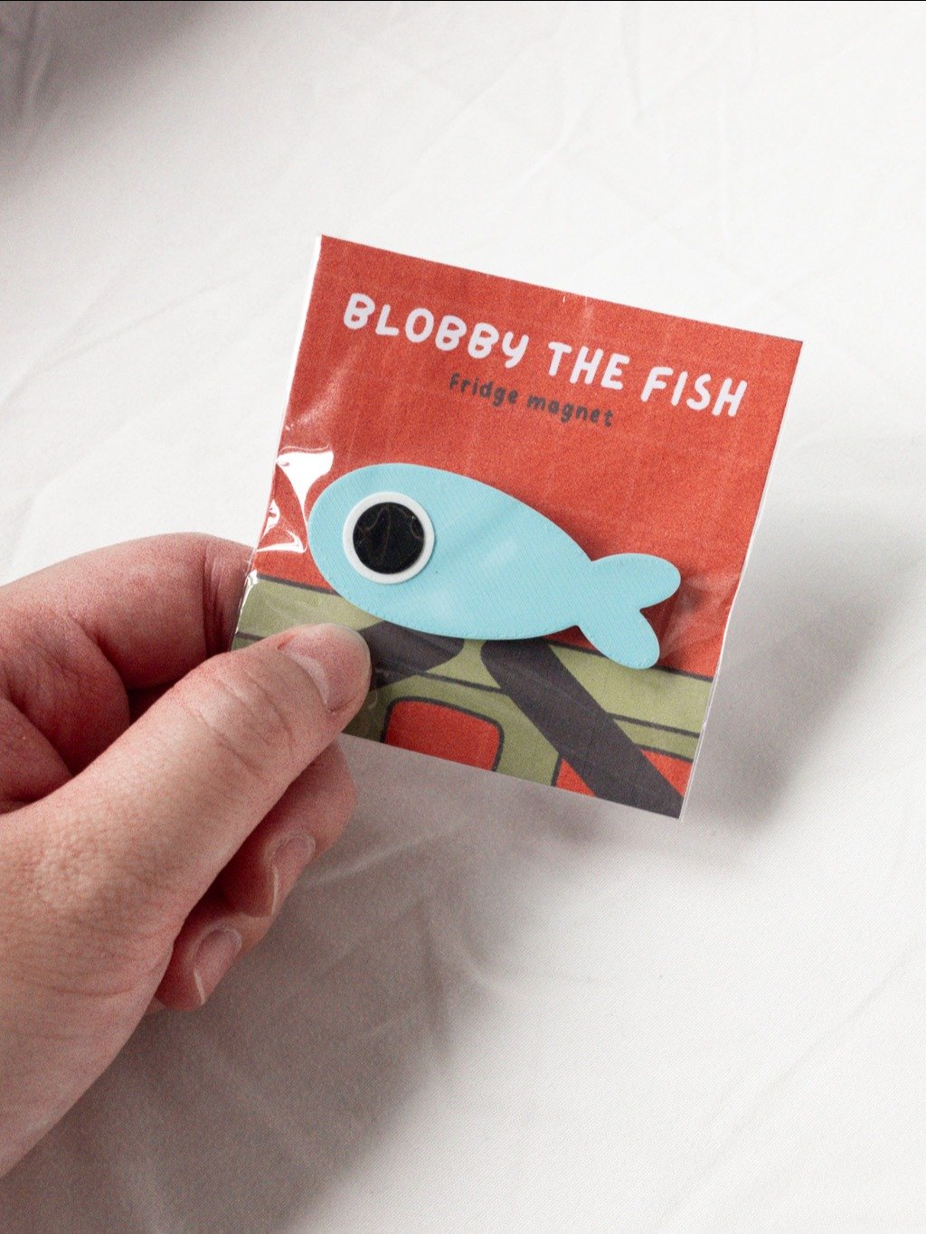 Blobby the fish magnet product image (2)