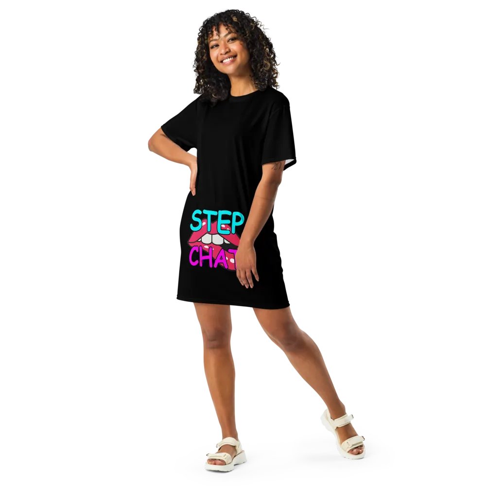 Naughty Stepchat Dress T-Shirt (Black) product image (9)