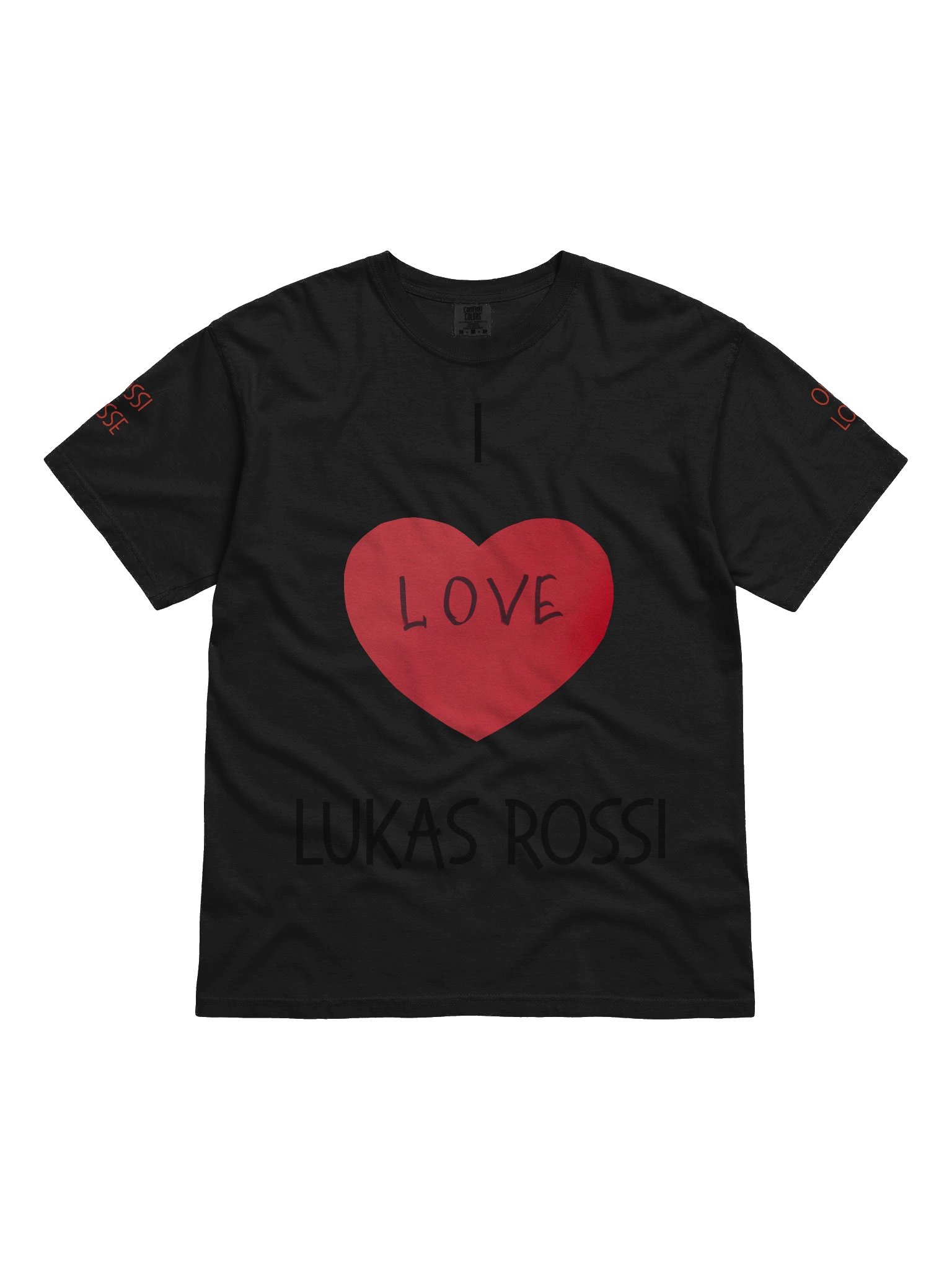 I Love Lukas Rossi (Black Font) product image (1)