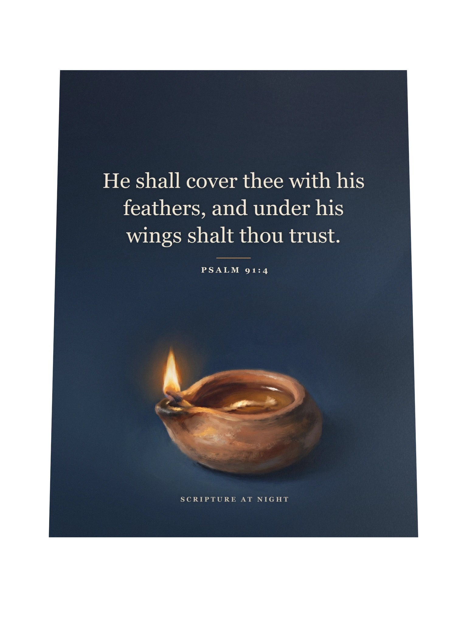 Under His Wings Poster — Psalm 91:4 product image (4)