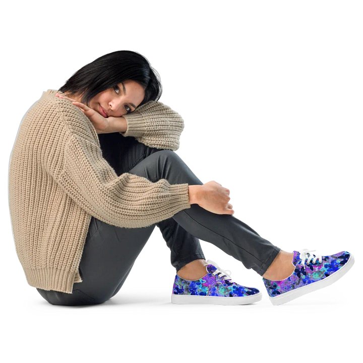 butterfly nebula lace up canvas shoes (womens) product image (1)